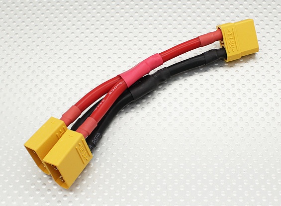 XT90 Battery Harness 10AWG for 2 Packs in Parallel