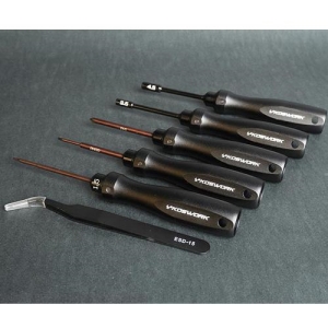 TT-080-MZ Mini-Z Tool Set ( 0.05/1.5mm Allen Wrench/3mm P.Screwdriver/  4.5mm Socket Driver each 1)